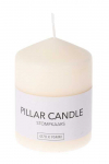 Home Styling Collection Pillar Candle Cream 9x7x7cm