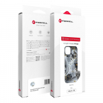 FORCELL F-PROTECT Mirage, Military Drop-Tested case compatible with MagSafe for IPHONE 16 PLUS silver fog