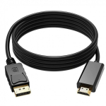 RoGer DisplayPort HDMI kabel / 4K x 2K / 1,8M / Must