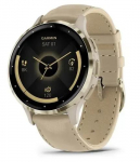 Garmin 010-02785-55 smartwatch / sport watch 3.05 cm (1.2) AMOLED 41 mm Digital 390 x 390 pixels Touchscreen Gold Wi-Fi GPS (satellite)