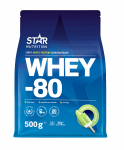 Star Nutrition Whey-80 Vanilla Pear proteiinijauhe, 500 g (1004709)