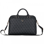 GUESS 4G tmblukuga taskute kolmnurkse logo kott 15 tolline must