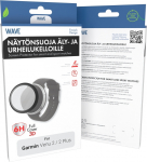 Wave 3D PMMA -nytnsuoja, Garmin Venu 2 / 2 Plus, musta (WAVE-PMMA-GA-VE2-BK)