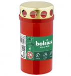 Bolsius Candle red 12x7x7cm