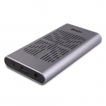 Lindy USB 3.2 Dual M.2 NVMe SSD kastiga kloonimisfunktsiooniga