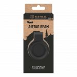 Tactical Apple AirTag jaoks Airtag Beam silikoonkaane / must