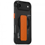 Skinarma Etui Haxa do iPhone Air Magnetic Charging + Grip Stand grafitowy