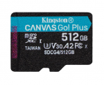 KINGSTON Kanva Go Plus G4 MicroSDXC muistsalvik 512GB