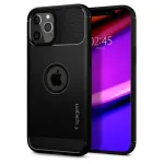 Spigen IPhone 12|12 Pro lemine kilekinnitus ACS01700 Rugged Armor - mattmust