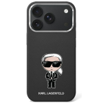 Karl Lagerfeld Etui Smooth Ikonik Sketch MagSafe do iPhone 18 Pro / 17 Pro czarny