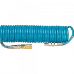 Hazet Spiralschlauch 9040-7 (blau, mit Drehgelenken, 7,62 Meter)