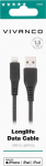 Vivanco 61688 USB-A to Lightning 1,5 meetri pikkune must