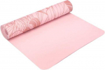 Spokey LEAF joga mat 183x60x0,4 cm roosa