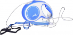 Flexi automatic leash New Comfort M rope 8 m color blue.