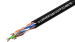 Lanview Cat6 U-UTP vrgukaabel 4x2xAWG23 PE must 305m karp