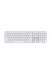 APPLE Magic Keyboard Touch ID ja numbrilise klaviatuuriga valge, kiibiga Mac mudelitele Saksa Valged klahvid