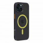 Tactical MagForce Hyperstealth 2.0 mbris iPhone'ile 15 / must/kollane