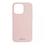 ONSALA Mobile Cover Silicone Sand Pink iPhone 13 Pro