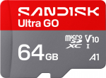 SANDISK 64 GB Ultra GO UHS-I U1 V10 microSDXC mlukaart (SDSQUGN-064G-GN6MN)