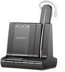 Poly W745 Peakomplekt Juhtmega ja traadita Krvakinnitus Broo/knemeeskonna Bluetooth Must