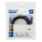 HDMI 2.0 kaabel Blue Star 4K 120Hz - Kiire kiirus, HDR, ARC, Ethernet, AWM, 18Gbps 1,5 m must