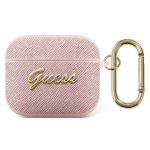 GUESS GUA3SASMP AirPods 3 mbris rowy/pink Saffiano Script Metal Collection