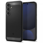 Spigen Samsung Galaxy S24 FE jaoks meldud kaitsembrise Rugged Armor must versioon