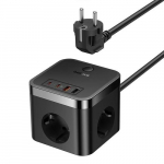 Baseus PowerCombo Universaalne Must AC Siseruum