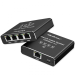 Qoltec Ethernet splitter mini SWITCH 1x4 RJ45