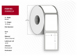 Capture Label 76x25.4 - Core 25. White. Uncoated. DT.