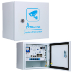 Extralink Minos | PoE vlilliti | 8x RJ45 1000Mbps PoE, 2x SFP, 200W, L2, aktiivne jahutus