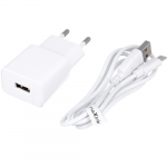 XO Maxlife MXTC-01 USB laadimisadapter 2.1A + 1 meetri pikkusel C-tpi kabeliga
