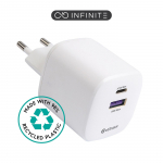 eSTUFF INFINITE (GRS) USB-C Charger EU PD 67W GaN. 1x USB-C - 1 X