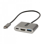 StarTech.com Usb C Multiport Adapter, Usb-C To Hdmi 4K Video, 100W