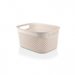 UCSAN Basket Drop Design Cream 23x17x12cm 3.3L