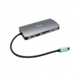 i-tec USB-C metalliklassi nano dokkingijaam HDMI VGA LAN Audio krvetaja kart Power Delivery 100 W