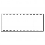 Capture Ship-label 105 x 251mm, Core 76mm. Direct Thermal, with