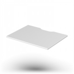 SMS X series Metal Shelf White