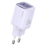 USAMS ad. siec. CC248 20W GaN USB-C kiirlaadimine HC-seeria fioletowy/purple CC248TC03