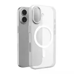 PURO Lightfeel iPhone 17 lekate, mis hildub MagSafega lbipaistev ja valge