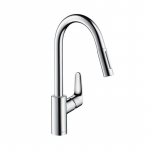 Hansgrohe Focus M41 Single lever kitchen mixer 240, pull-out spray, 2jet 31815000