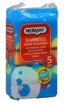 Merkant Sponge ktert nude pesemiseks, 6x9x3 cm, 5 tk.