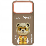 Nimmy Etui Cool AND Cute 2.0 Bear iPhone'i 17 Pro beowy