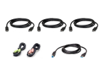 ATEN Kaabelikomplekt: 3x 1,8 m DisplayPort-kaabel