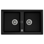 Valamu Teka Stone 90B TG must graniit