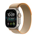 APPLE Watch Ultra 4 (GPS + Cellular) 49 mm loodusvalge tiitaankorpus ja liivavrviline Trail-rihm, M/L (MJAQ4KS/A)