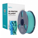 SUNLU PLA+ Silk kahevrviline filament (sinik-roheline)