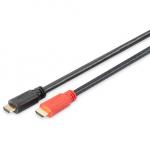 Digitus | Kiir HDMI-kaabel signaalivimendiga | DB-330118-100-S | HDMI-mees (tp A) | HDMI-mees (tp A) | HDMI-st HDMI-sse | 10 m