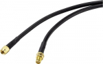 SpeaKa Professional SP-9226168 koaksiaal kaabel RG-58/U 10 m RP-SMA must