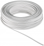 Goobay -klarikaabel, 2 x 2,5 mm, 25 m, valge, rullil (67751)